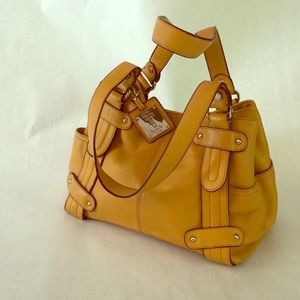 Tignanello Mustard Handbag